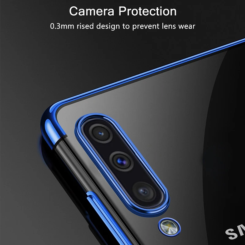 Прозрачный силиконовый чехол KEYSION для Samsung Galaxy A50 A30 A20 A10 A40 A70|Бамперы| |