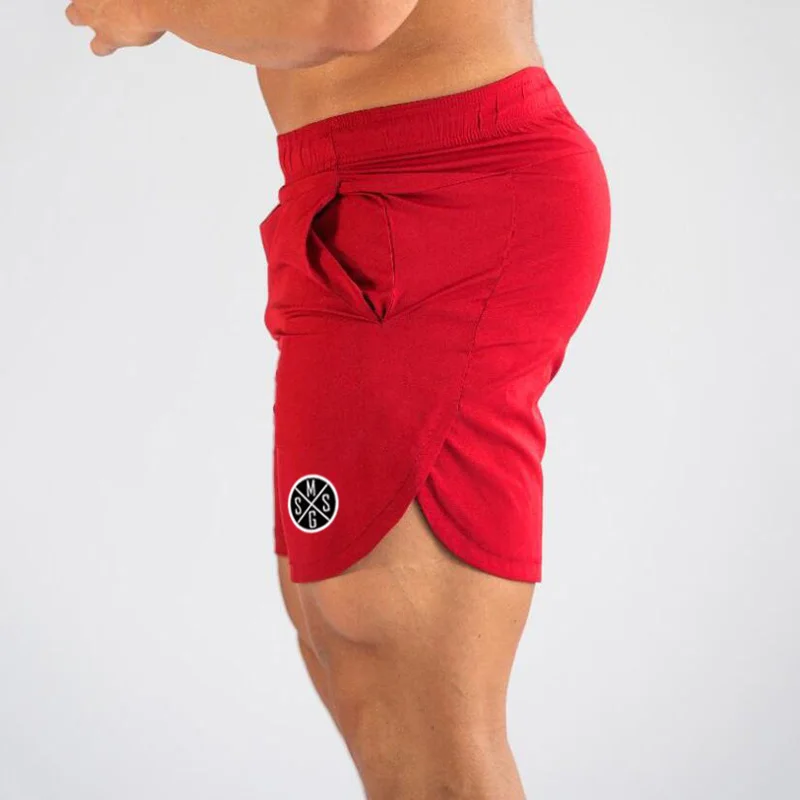 Muscleguys Men's Board Shorts Sexy Beach Bermuda Wear Sea Short Men Gyms Shorts quick dry Joggers Sweatpants Fitness Shorts