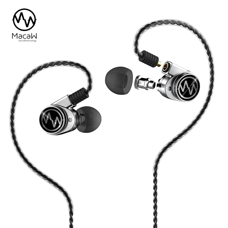 

Newest Macaw GT600s In Ear Earphone 1DD+1BA Hybrid Earphone MMCX Earphone HIFI DJ Running Sport Earphones Headset Earbud