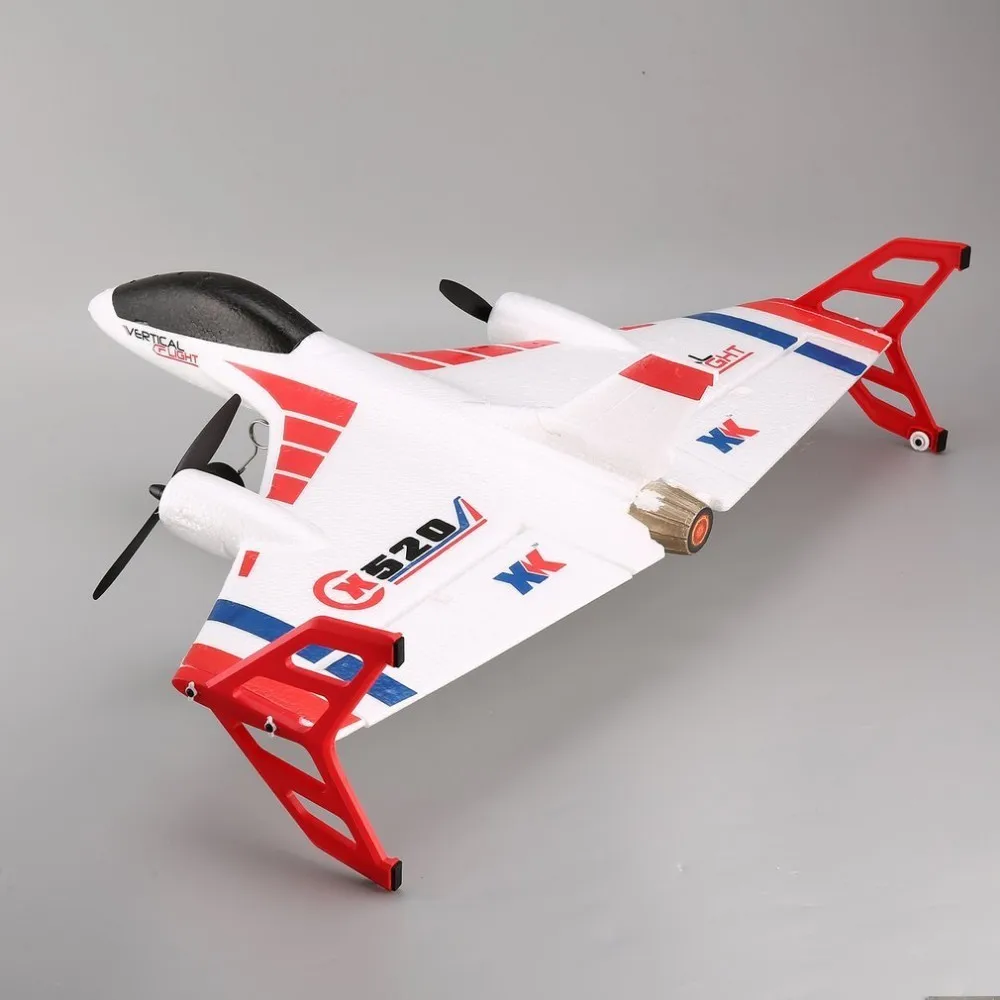 XK X520 6CH 3D/6G Самолет VTOL вертикальный взлет Land Delta крыло бесщеточный Радиоуправляемый Дрон фиксированное крыло самолет игрушка с переключателем режимов