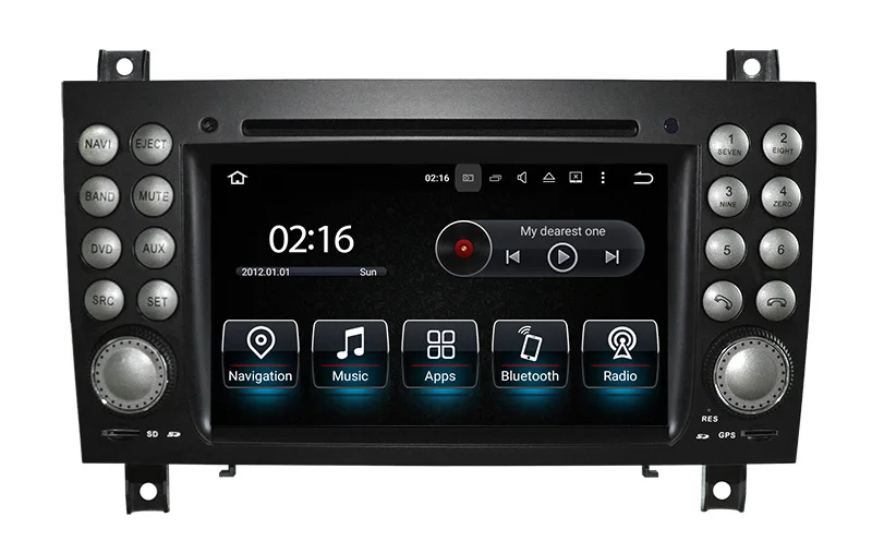 Автомобильный GPS-навигатор на Android 8 1 для Mercedes Benz SLK 171 SLK200 SLK280 SLK350 SLK55 с DVD USB AUX SD