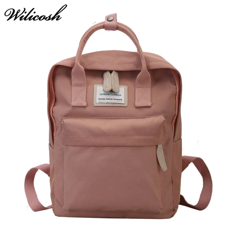

Fashion Backpack Female Nylon Backpacks School Bag For Girls Shoulder Bags Japan Style Backpack Large Capacity Laptop Bag WBS368