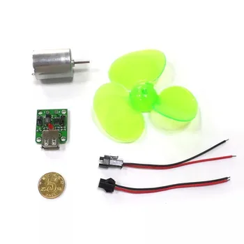 

1 set Mini Wind Generator Durable Wind Turbine Motor Portable Emergency Phone Charger DIY Tools