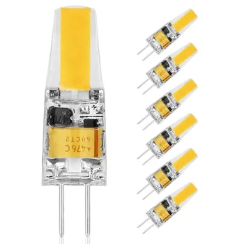 

BeeFoRo G4 COB LED Bulb G4, DC12V 2W G4 Light (Equivalent to Halogen 25W), waterproof lamp 6 packs led light bulbs