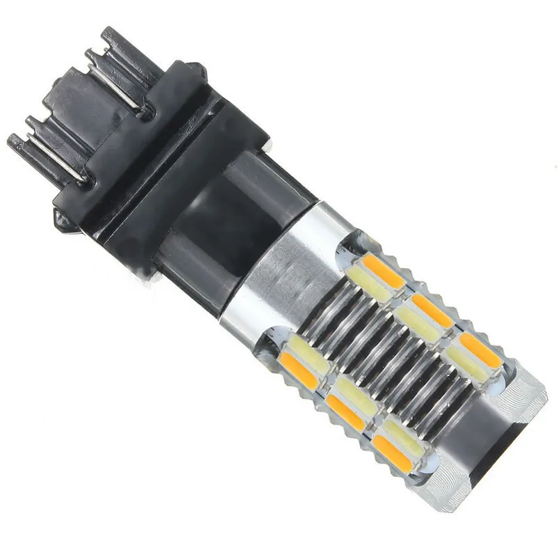 2X High Power 5730 Chip 3157 Dual Color Switchback SMD LED Tail BrakeLight Bulb (2)