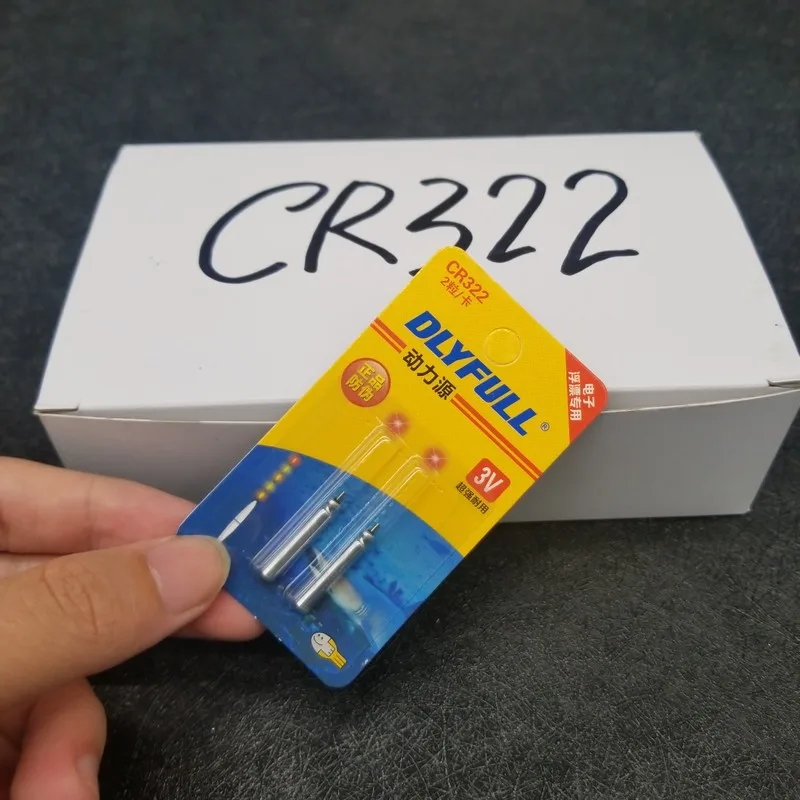 5/8/10 Pcs CR322 الصيد تعويم الصيد ليلا بطارية بطارية ليثيوم دبوس خلايا ملحقات صيد سمك A54