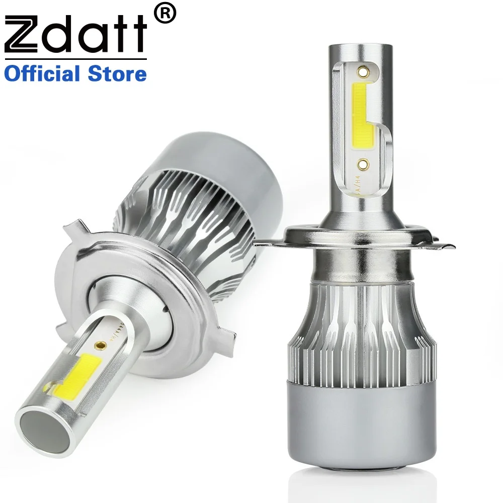 Zdatt H4 Led H7 Bulb H1 H8 H9 H11 HB3 9005 9006 HB4 Auto 80W 8000Lm COB Focus Car Light Led Headlight 12V 24V Lamp Auto 6000K Zdatt H4 Led H7 Bulb H1 H8 H9 H11 HB3 9005 9006 HB4 Auto 80W 8000Lm COB Focus Car Light Led Headlight 12V 24V Lamp Auto 6000K