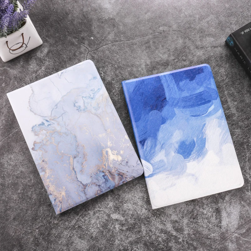 

Case for iPad Mini 1 2 3 Magnetic Auto Wake Up Sleep Flip Case Cover With Smart Stand Holder Marble Cover Bag