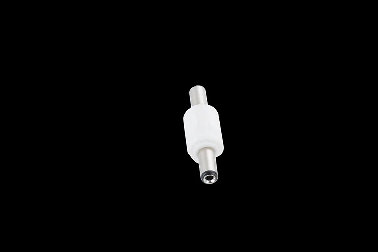 

1pcs White DC5521 Power Adapter Male Turn Male Charging Adapter 5.5*2.1 Terminal Monitoring Power Supply Connector