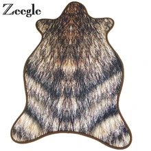 Zeegle скандинавский ковер для гостиной с имитацией кожи животных, ковер для детской комнаты, спальни, прикроватные коврики, мягкий напольный коврик