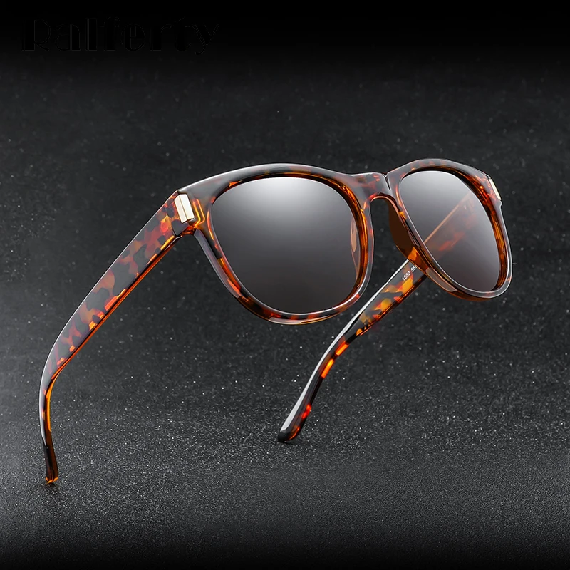 

Ralferty Leopard Sunglasses Men Polarized UV400 High Quality Driver Fishing Goggles Retro Vintage gafas De Sol Masculino K1050