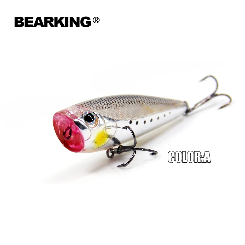 

Hot model Bearking brand professional popper 6cm 7g Fishing Wobblers 1PC Fishing Lure Bait Swimbait Crankbait with 2xstrong Hook