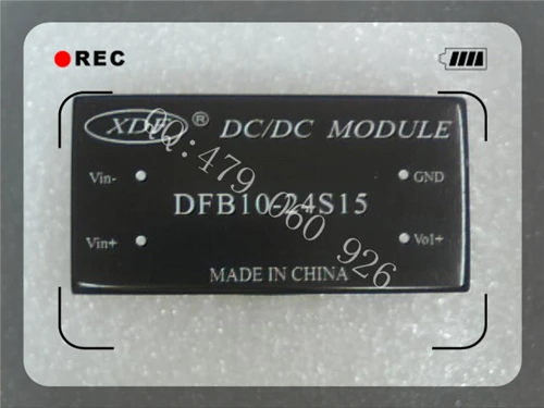 

[ZOB] XDF xindafei power module 10W 24V 15V DC-DC DFB10-24S15 --5PCS/LOT