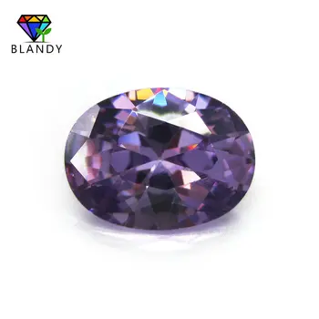 

Purple Red Cubic Zirconia 2x3~13x18mm 5A Oval Cut Amethystine Loose CZ Stone Synthetic Gems For DIY Jewellery
