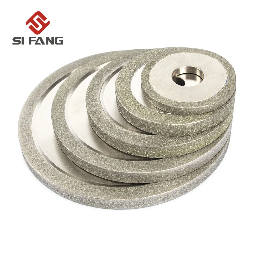 3/4/5/6inch Electroplated Flat Diamond Grinding Wheel For Metal Milling diamond disc sharpening Accessories 100/150/180#