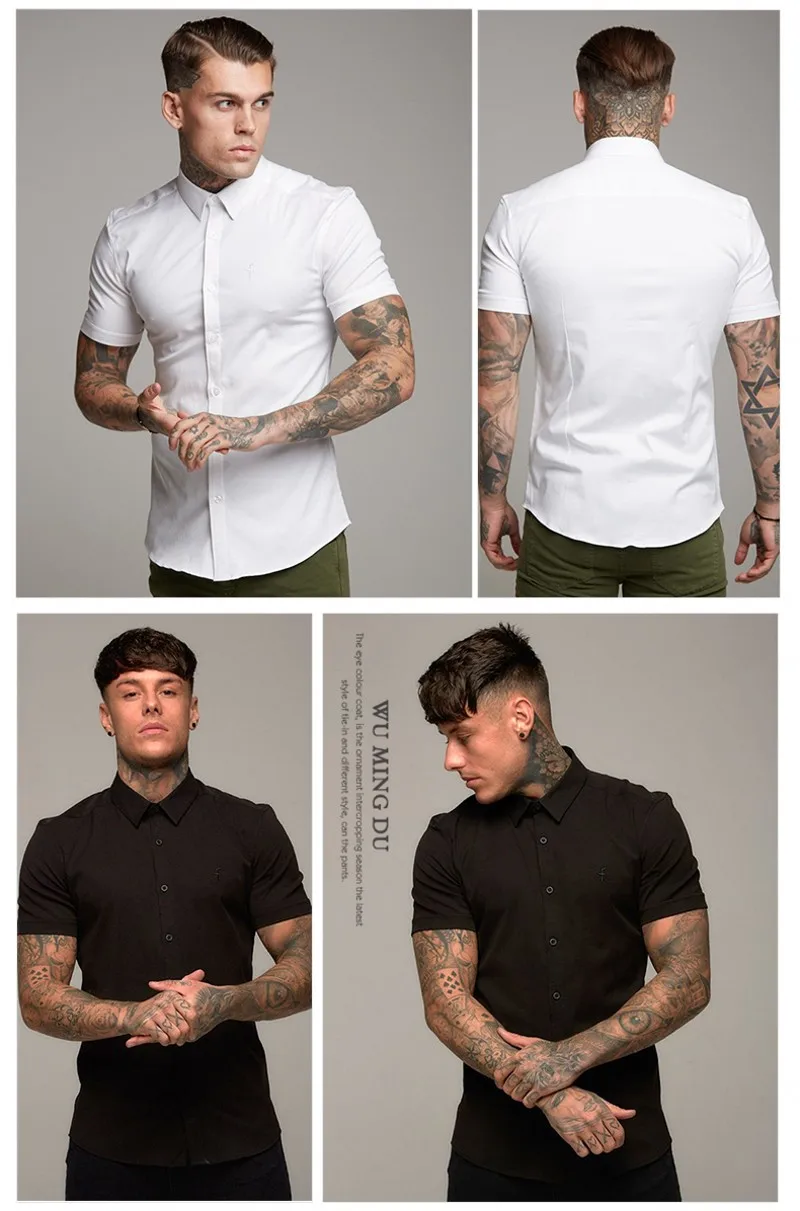 Мужские рубашки свободного размера, лето, брендовая одежда, Camiseta Masculina, черная, белая, хлопковая, с коротким рукавом, мужская рубашка