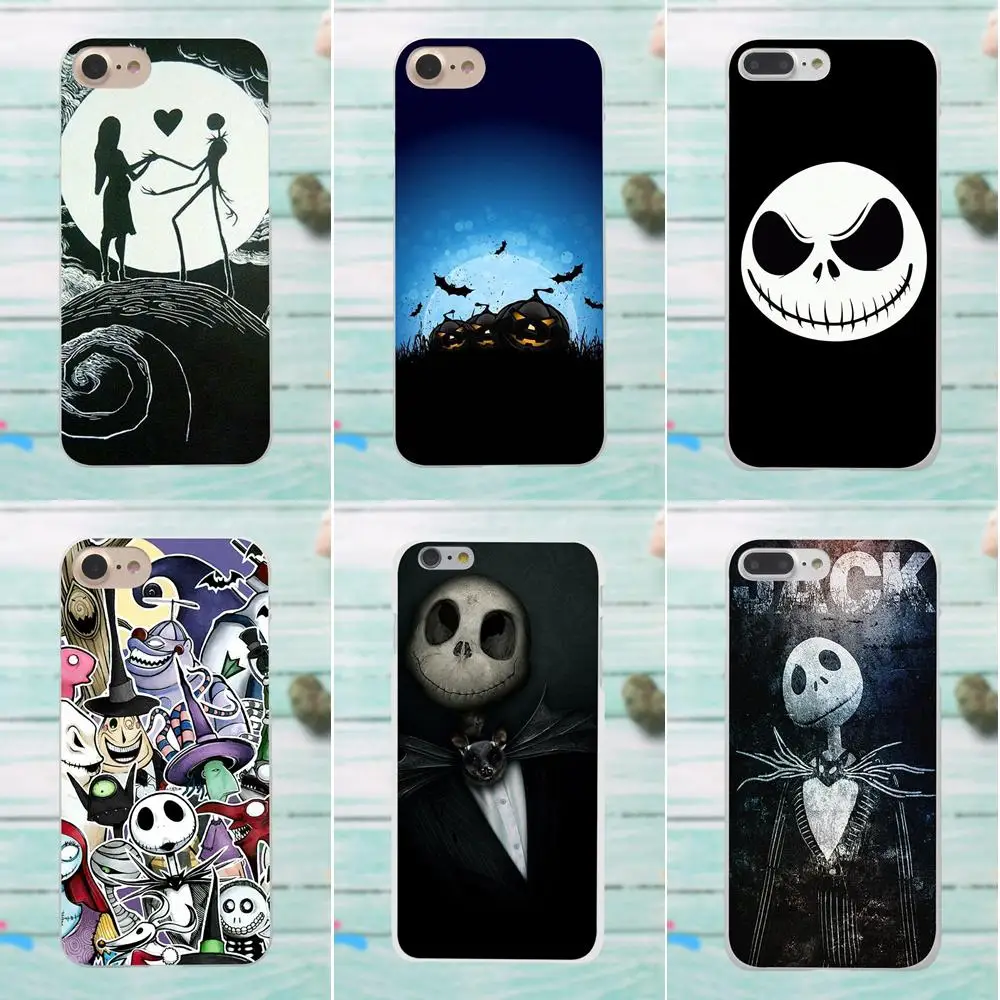 Soft Print Capa For Xiaomi Redmi Mi Note 7 8 9 SE Pro Lite Go Play Nightmare Before Christmas Halloween | Мобильные телефоны и