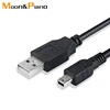 Mini USB 2.0 Cable  5Pin Mini USB to USB Fast Data Charger Cables for MP3 MP4 Player Car DVR GPS Digital Camera HDD Smart TV ► Photo 1/6