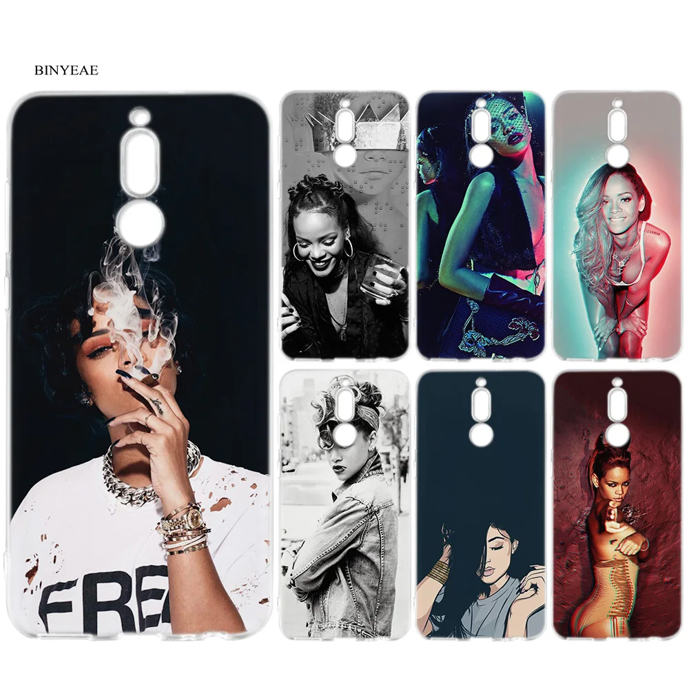 

Anti Robyn Rihanna Fenty Print Case for Huawei Mate 10 20 P10 P20 P30 Honor 9 10 Lite Pro P Smart 2019 Vintage Cover Coque Case