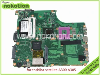 

NOKOTION SPS V000125430 Laptop Mainboard For toshiba satellite A300 A305 Motherboard INTEL GM965 DDR2