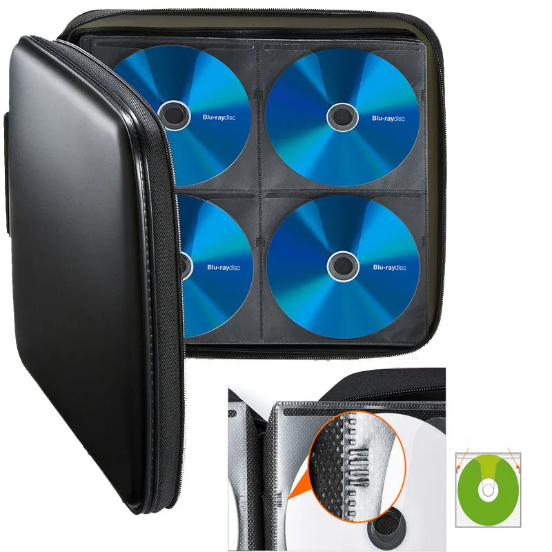 Ymjywl коробка для дисков Blu ray высококачественный чехол 160 емкость CD/DVD сумка