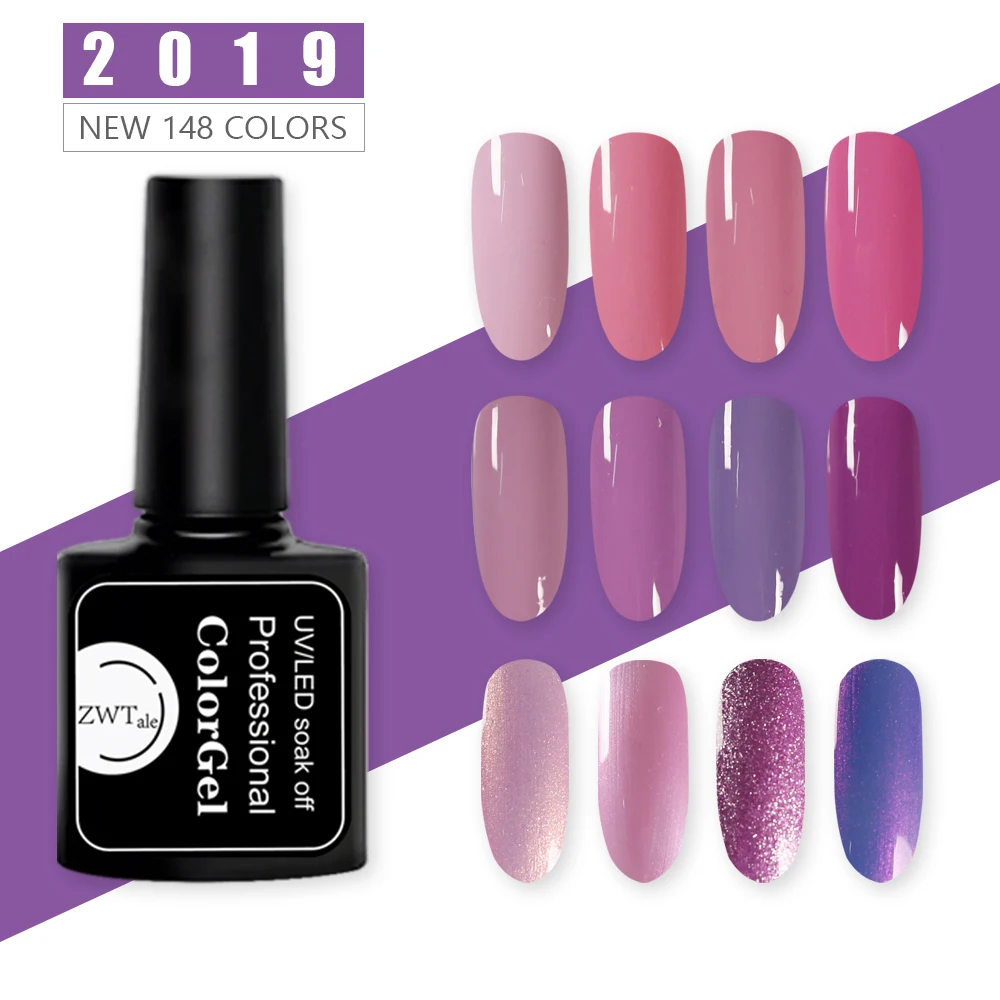

ZWTale UV Gel Nail Polish Nail Gel Varnish 8ml Manicure Long Lasting Nail Color Gel Soak Off