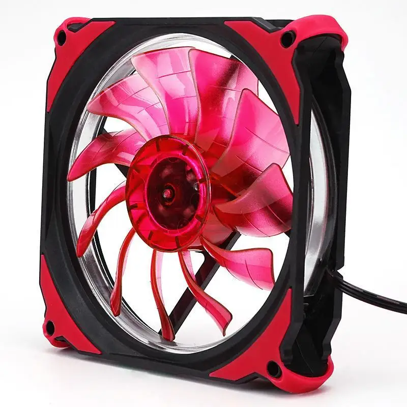

120mm Ultra Silent LED PC Case Cooling Fan 3 / 4Pin Eclipse Cooler Desktop Computer Fan Lower Noise DC 12V Heatsink Fans