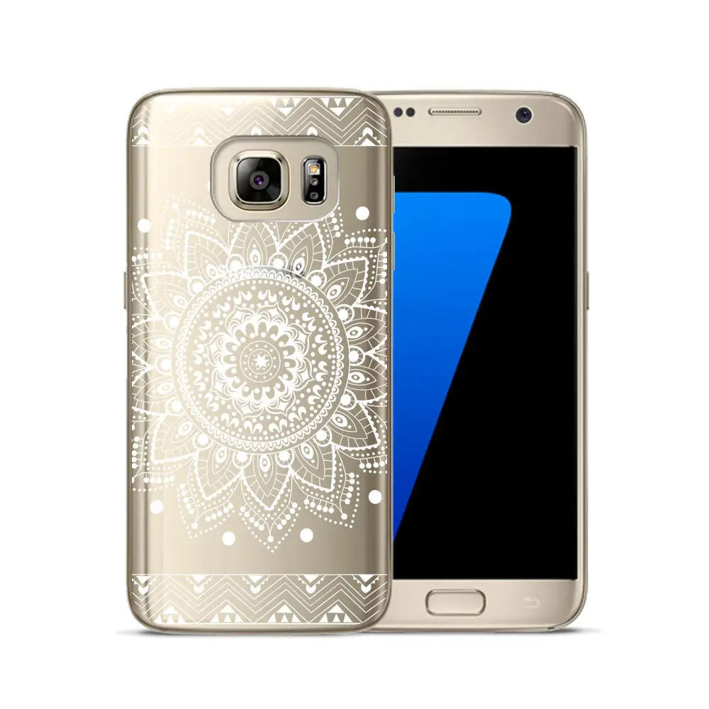 Clear painted Case FOR Samsung S6 Soft TPU Phone Case FOR Samsung S8 Smart Back Protective Phone Cover FOR Galax S5 S7 S8 Plus (13)