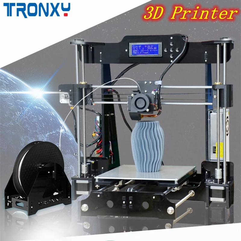 

TRONXY P802M DIY 3D Printer Kit 220*220*240mm Printing Size Support Off-line Print 1.75mm 0.4mm