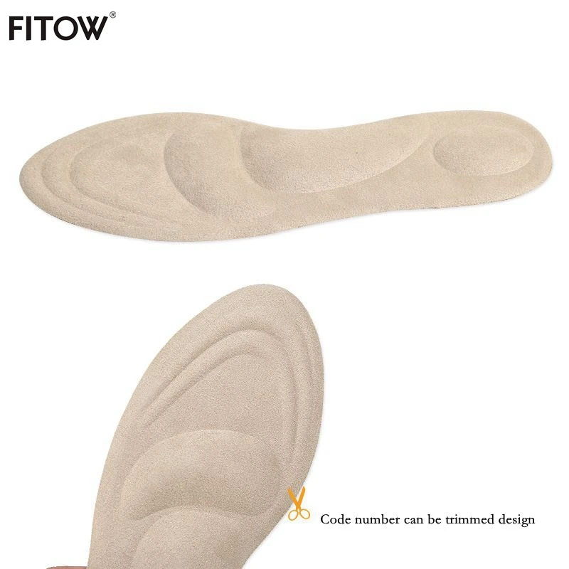 3D full cushion shock absorption non-slip wear GEL insoles suitable Mens and womens Freely cut