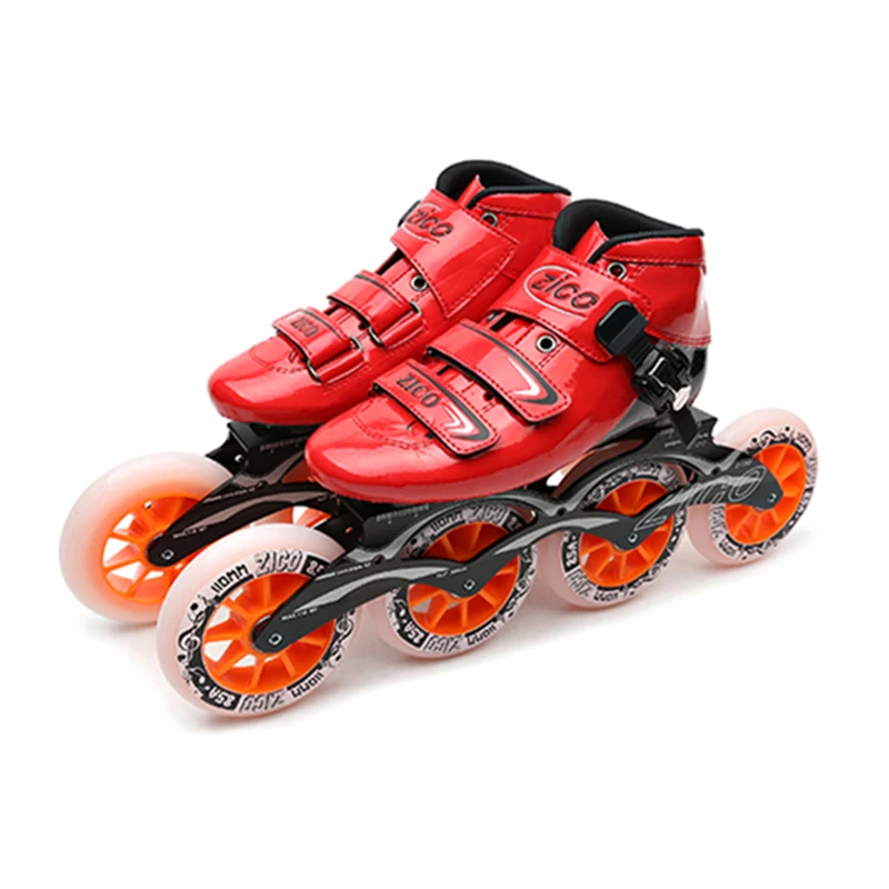 Гладкая поверхность углеродного волокна роллерблейдинг бег на коньках обувь для взрослых детей ежедневный Крытый трек уличные гонки EUR 30 до 45