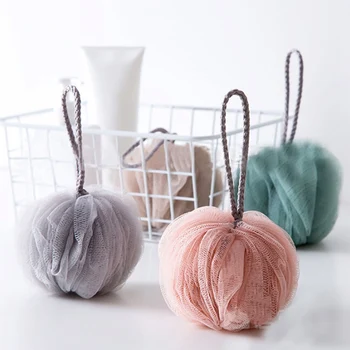 

Loofah Bath Ball Mesh Sponge 1 PC Milk Shower Accessories Bathroom Supplies PE Bath Flower Super Soft