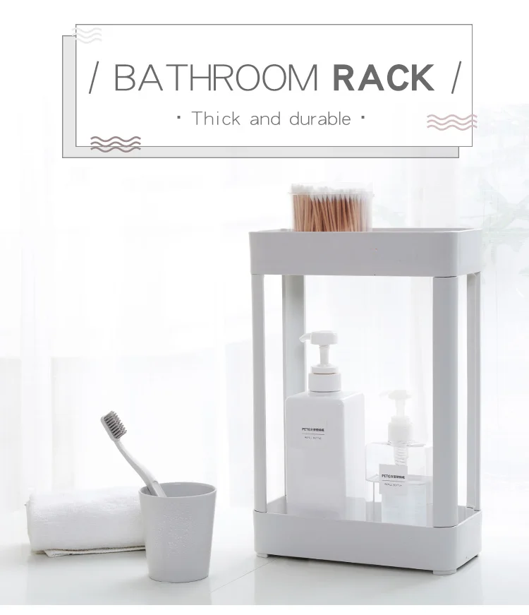 Bathroom Storage Organization Fine Double Layer Storage Rack