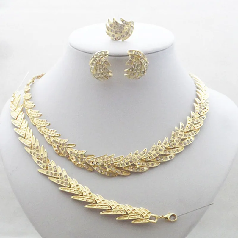 Bridal Jewelry Set Gold Colorin Bridal Jewelry Sets from Jewelry