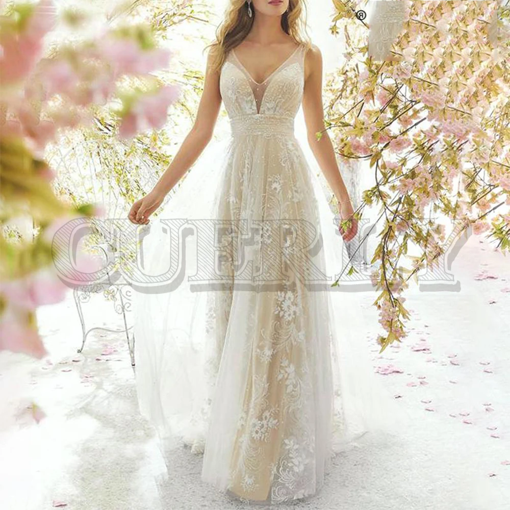 

CUERLY Sexy women celebrity party dress V neck sleeveless mesh embroidery elegant maxi dresses Female luxury long lace vestidos