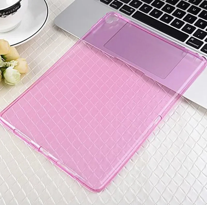 ocube Ultra Thin font b Tablet b font Accessories Crystal Clear Transparent Shell TPU Soft Case