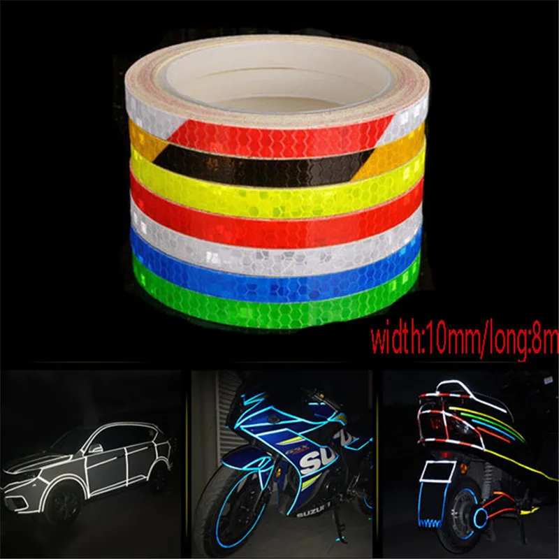 

Safety Mark Reflective Tape Sticker Car Styling Self Adhesive Warning Tape Automobiles Motorcycle Reflective Strip