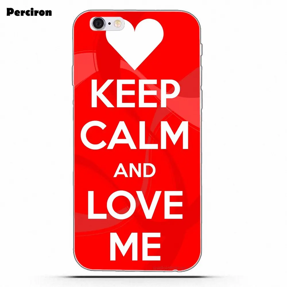 Keep Calm And Love Me Style TPU мобильный телефон для Huawei P7 P8 P9 P10 P20 P30 Lite Mini Plus Pro 2017 2018