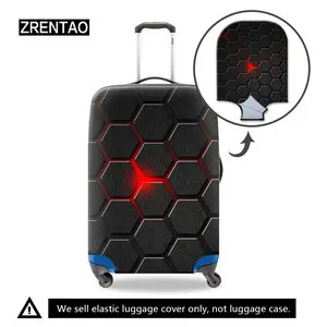 black luggage covers