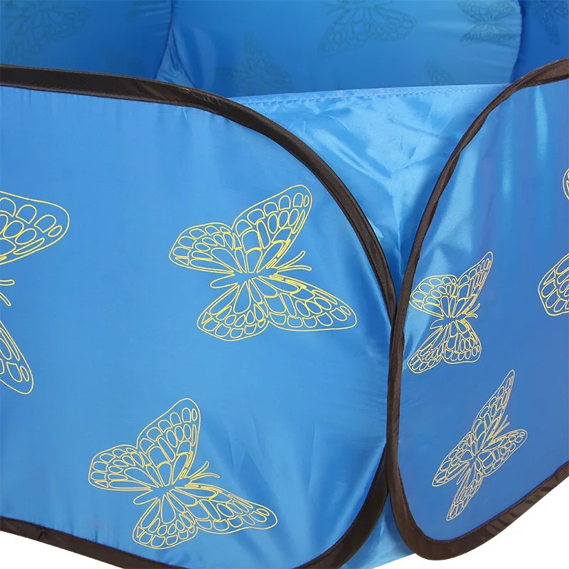 Children's indoor and outdoor folding parent-child interactive toys Butterfly Print ocean ball pool wave pool balls toy tents  (6)