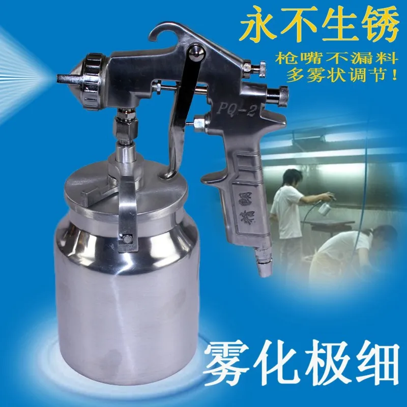 Пневматический распылитель краски чайник ручного давления под пистолетом Zhongjie Экологичная краска бак для спрея