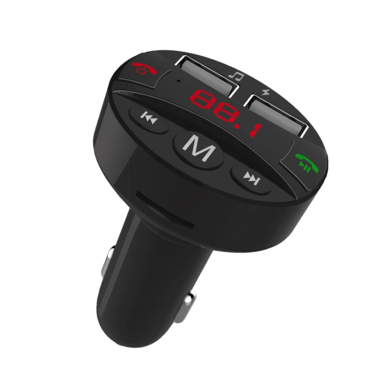 Bluetooth fm-передатчик MP3 плеер радио передатчик автомобильное зарядное устройство с двумя usb-портами HandsFree Bluetooth Комплект Поддержка TF/SD карты
