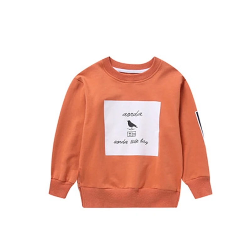 Baby boy Children's T-shirt Long sleeve cotton tops clothes spring and autumn Cartoon bird printing pattern kids sweatshirts tops clothing (8)