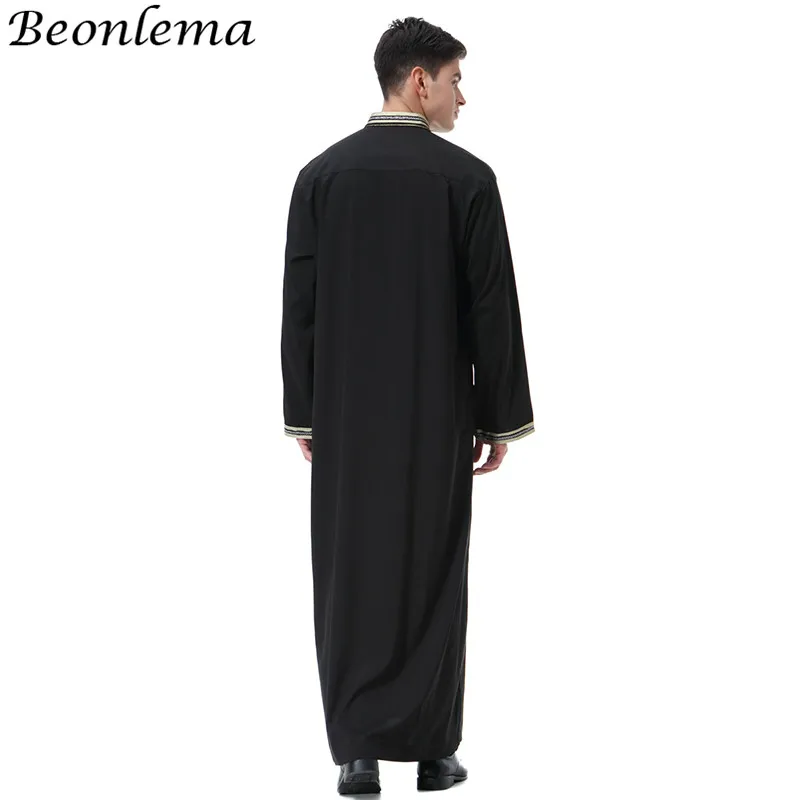 Мужская мусульманская одежда Beonelama Uomo с воротником стойкой в мусульманском