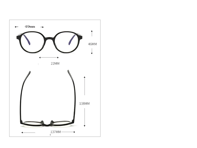 Модные компьютерные очки, оправа, анти-синий светильник, очки, антибликовые очки, оправа, женские круглые прозрачные линзы, очки