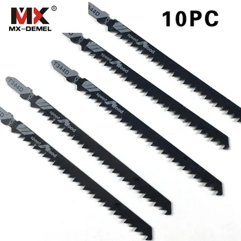 

MX-DEMEL 10PCS 152mm T344D Super-long Saw Blades Clean Cutting For Wood PVC Fibreboard Reciprocating Saw Blade Power Tools