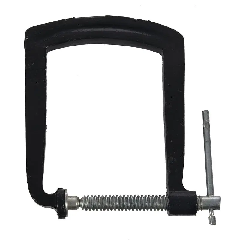 

Metal Deep Throat Clamp For Folk Acoustic Guitar Bridge Black