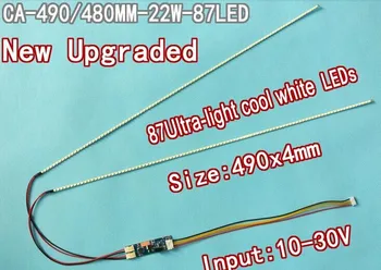 

10pcs/lot 490mm Adjustable brightness led backlight strip kit,Update your 22inch ccfl lcd screen panel monitor to led bakclight