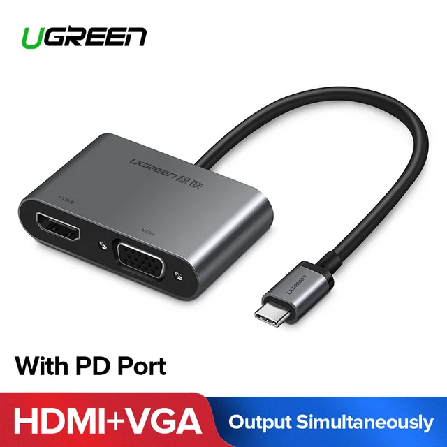 Best Price Ugreen USB C HDMI VGA Adapter Type C to HDMI 4K Thunderbolt 3 for Samsung Galaxy S9/S8 Huawei Mate 20/P20 Pro USB C HDMI Best Price Ugreen USB C HDMI VGA Adapter Type C to HDMI 4K Thunderbolt 3 for Samsung Galaxy S9/S8 Huawei Mate 20/P20 Pro USB C HDMI