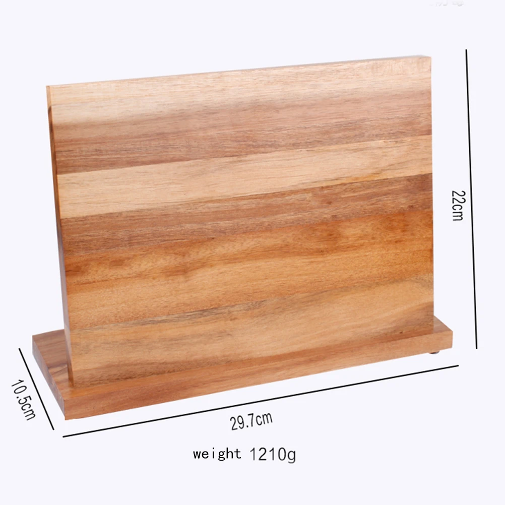 Прочный Компактный практичный креативный деревянный магнитный держатель для ножей, подставка для ножей, органайзер для хранения ножей для кухни и дома
